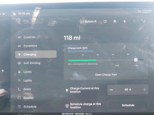 2022 Tesla Model 3 Long Range Dual Motor All-wheel Drive მანქანა იყიდება აუქციონზე, vin: 5YJ3E1EB7NF133457, აუქციონის ნომერი: 46041610