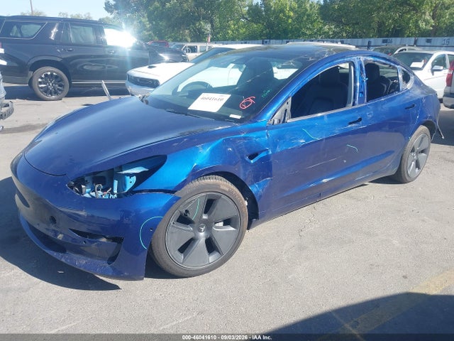 46041610 :رقم المزاد ، 5YJ3E1EB7NF133457 vin ، 2022 Tesla Model 3 Long Range Dual Motor All-wheel Drive مزاد بيع
