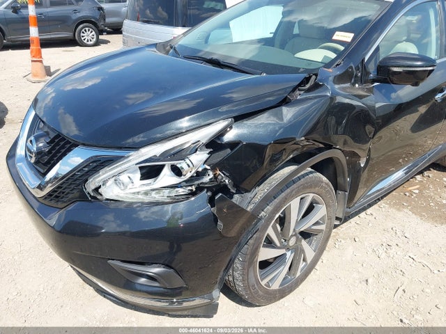 2015 Nissan Murano Platinum მანქანა იყიდება აუქციონზე, vin: 5N1AZ2MH1FN272621, აუქციონის ნომერი: 46041624