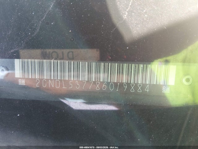 46041670 :رقم المزاد ، 2CNDL537786019884 vin ، 2008 Chevrolet Equinox Sport مزاد بيع