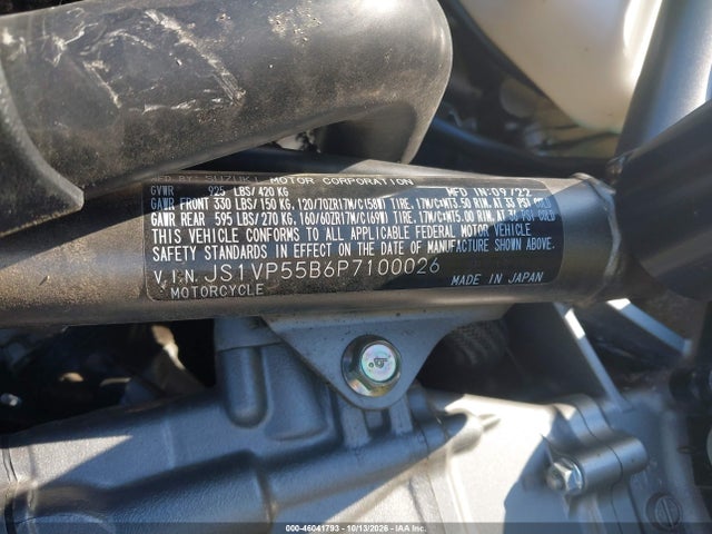 Suzuki Sv650 A/x 2023 JS1VP55B6P7100026 Image 10