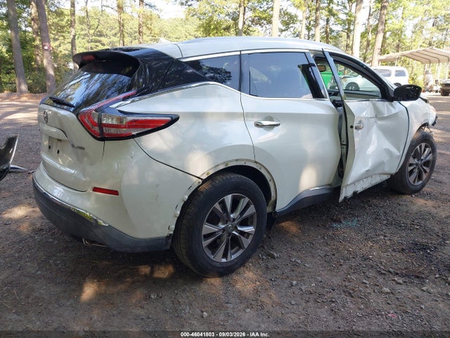 Продаж на аукціоні авто 2016 Nissan Murano Sl, vin: 5N1AZ2MH4GN126182, номер лоту: 46041803