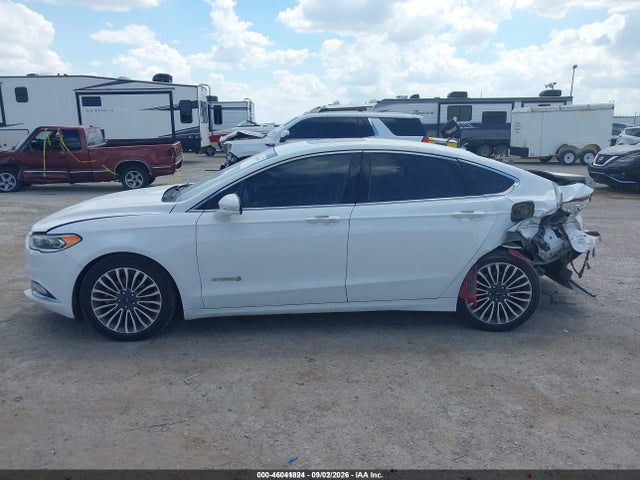 Продажа на аукционе авто 2018 Ford Fusion Hybrid Titanium, vin: 3FA6P0RU3JR116604, номер лота: 46041824