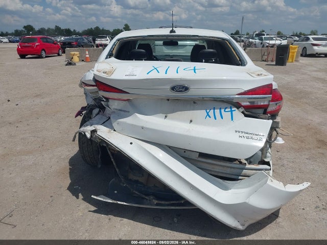 Продажа на аукционе авто 2018 Ford Fusion Hybrid Titanium, vin: 3FA6P0RU3JR116604, номер лота: 46041824