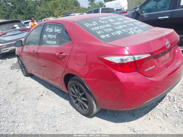 46041853 :رقم المزاد ، 2T1BURHE4GC653593 vin ، 2016 Toyota Corolla Le مزاد بيع