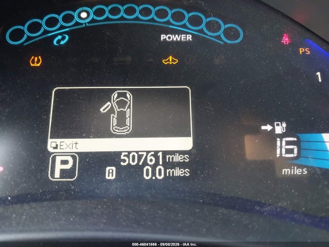 2011 Nissan Leaf Sl მანქანა იყიდება აუქციონზე, vin: JN1AZ0CP1BT007434, აუქციონის ნომერი: 46041866