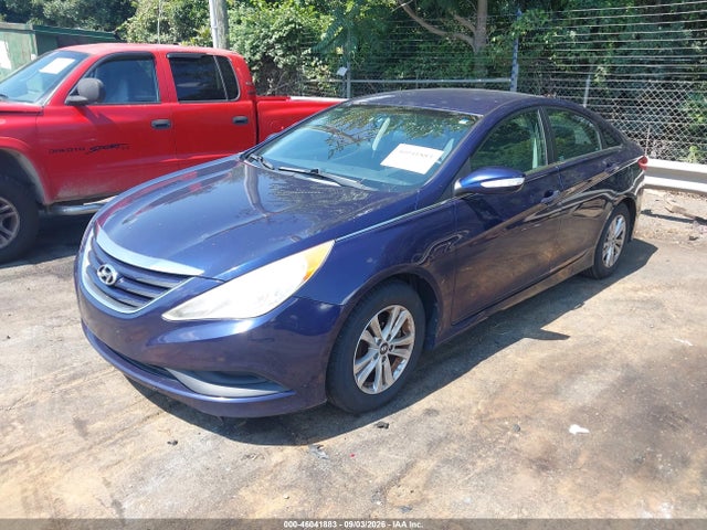 2014 Hyundai Sonata Gls მანქანა იყიდება აუქციონზე, vin: 5NPEB4AC0EH887867, აუქციონის ნომერი: 46041883
