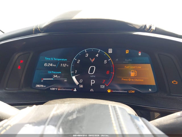 2021 Chevrolet Corvette Stingray Rwd  3lt მანქანა იყიდება აუქციონზე, vin: 1G1YC3D40M5108340, აუქციონის ნომერი: 46041914