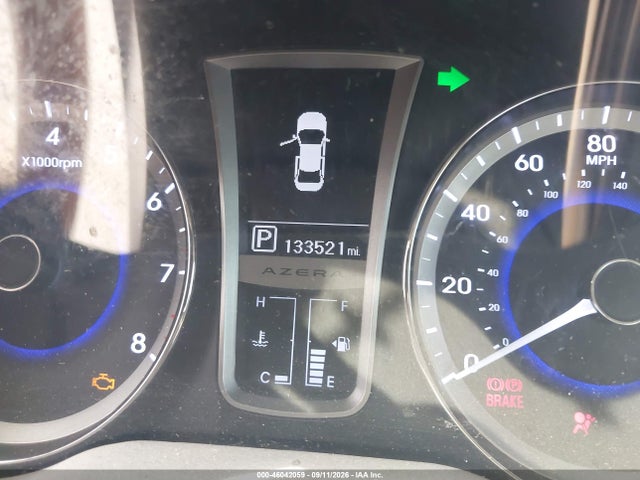 Aukcja sprzedaży 2013 Hyundai Azera, vin: KMHFH4JG0DA311347, numer aukcji: 46042059