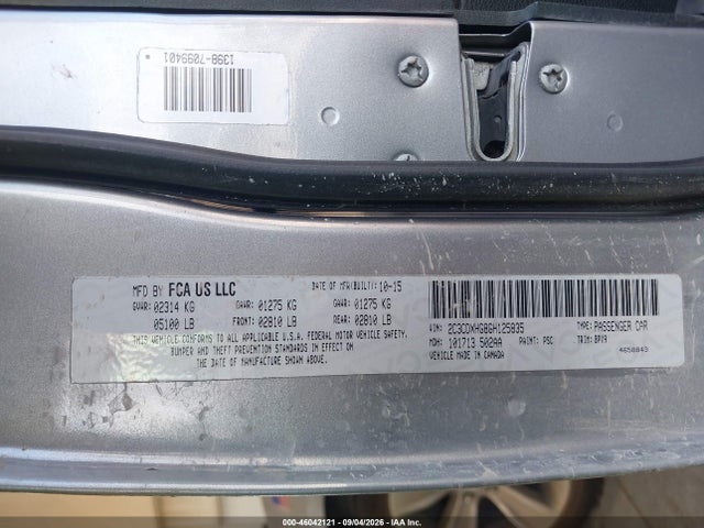 Aukcja sprzedaży 2016 Dodge Charger Sxt, vin: 2C3CDXHG8GH125835, numer aukcji: 46042121