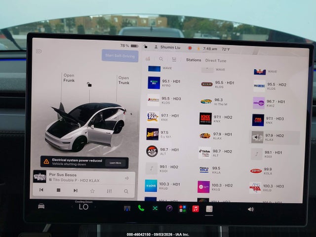 46042150 :رقم المزاد ، 7SAYGDED4TF679376 vin ، 2026 Tesla Model Y Premium Rear-wheel Drive/rear-wheel Drive مزاد بيع