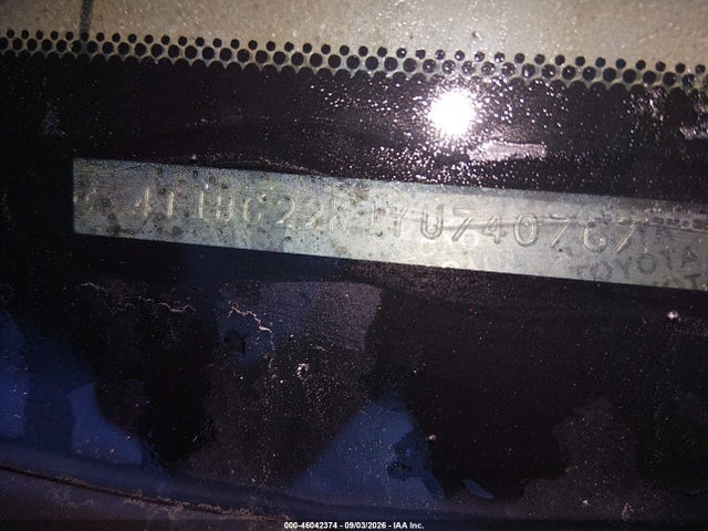 Aukcja sprzedaży 2000 Toyota Camry Le, vin: 4T1BG22K1YU740767, numer aukcji: 46042374