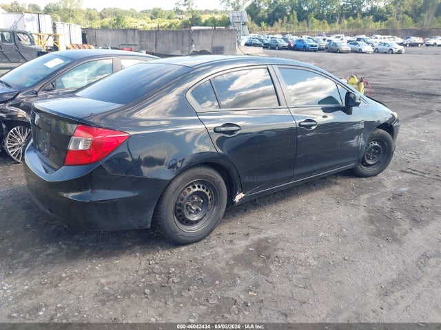 2012 Honda Civic Lx მანქანა იყიდება აუქციონზე, vin: 2HGFB2F50CH334405, აუქციონის ნომერი: 46042434