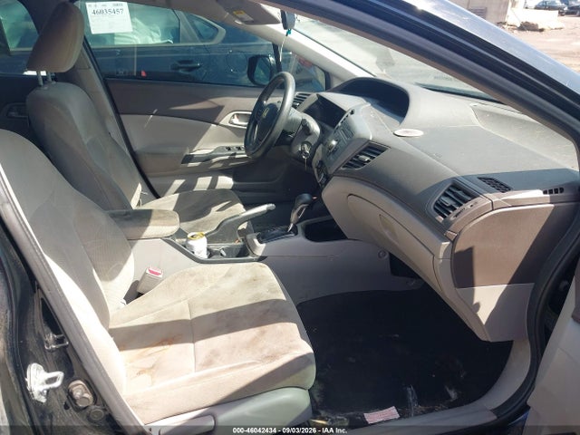 2012 Honda Civic Lx მანქანა იყიდება აუქციონზე, vin: 2HGFB2F50CH334405, აუქციონის ნომერი: 46042434