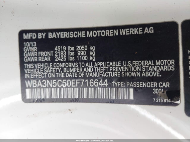 Aukcja sprzedaży 2014 Bmw 428i Xdrive, vin: WBA3N5C50EF716644, numer aukcji: 46042441
