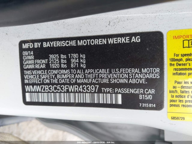 WMWZB3C53FWR43397 Mini Countryman Cooper