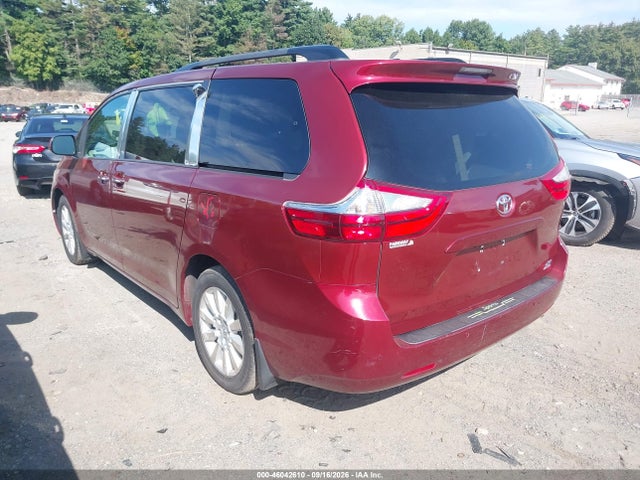 46042610 :رقم المزاد ، 5TDDK3DC2FS126660 vin ، 2015 Toyota Sienna Xle 7 Passenger مزاد بيع