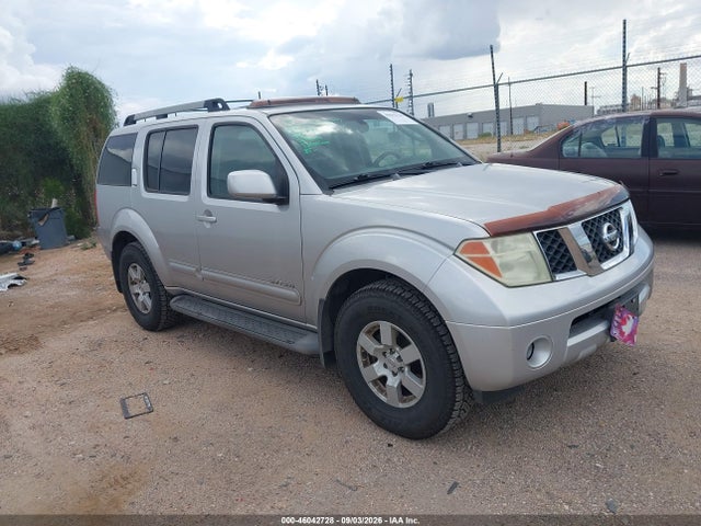 Продажа на аукционе авто 2005 Nissan Pathfinder Se Off-road, vin: 5N1AR18WX5C748507, номер лота: 46042728