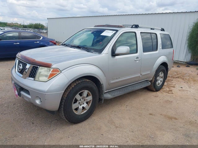 2005 Nissan Pathfinder Se Off-road მანქანა იყიდება აუქციონზე, vin: 5N1AR18WX5C748507, აუქციონის ნომერი: 46042728