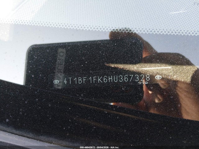 Aukcja sprzedaży 2017 Toyota Camry Se, vin: 4T1BF1FK6HU367328, numer aukcji: 46042972