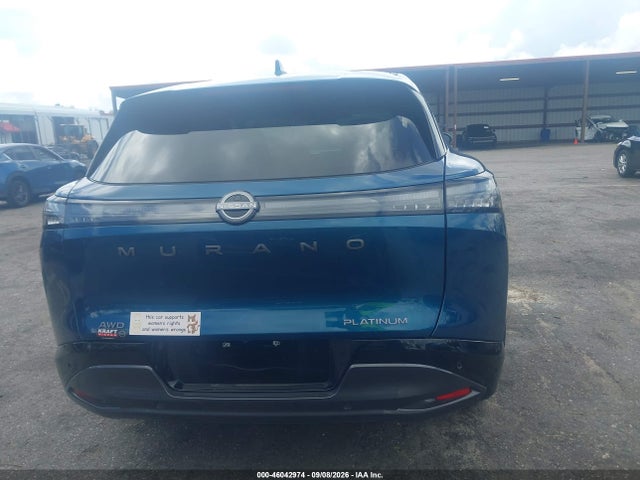 46042974 :رقم المزاد ، 5N1AZ3DTXSC124936 vin ، 2025 Nissan Murano Platinum مزاد بيع