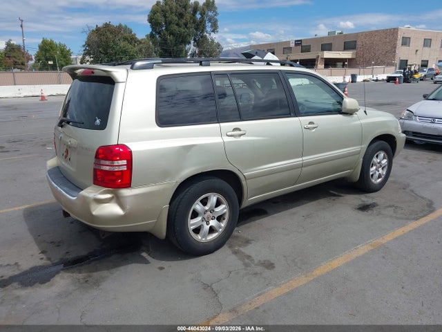 2003 Toyota Highlander V6 მანქანა იყიდება აუქციონზე, vin: JTEGF21A330119404, აუქციონის ნომერი: 46043024
