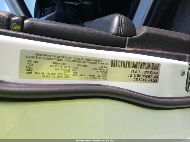 Продажа на аукционе авто 2021 Jeep Grand Cherokee L Altitude 4x4, vin: 1C4RJKAG6M8151427, номер лота: 46043108