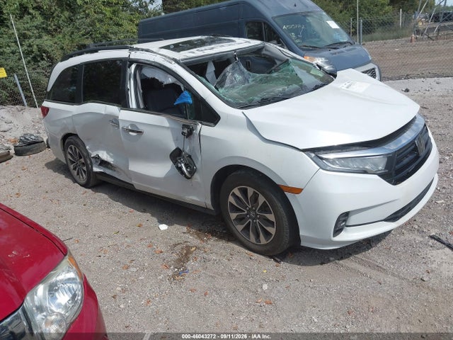 2022 Honda Odyssey Ex-l მანქანა იყიდება აუქციონზე, vin: 5FNRL6H70NB014136, აუქციონის ნომერი: 46043272