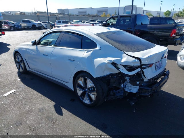 2024 Bmw I4 Gran Coupe Edrive40 მანქანა იყიდება აუქციონზე, vin: WBY73AW02RFS46981, აუქციონის ნომერი: 46043345