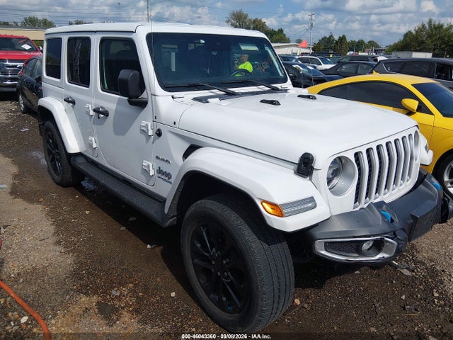 46043360 :رقم المزاد ، 1C4JJXP65NW249712 vin ، 2022 Jeep Wrangler 4xe Unlimited Sahara 4x4 مزاد بيع