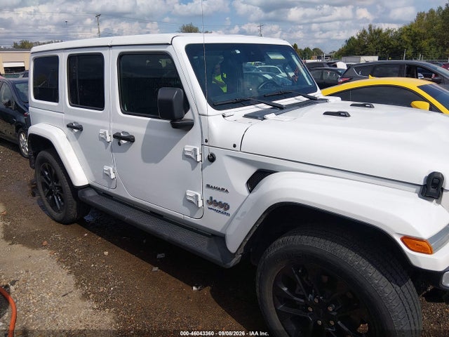 46043360 :رقم المزاد ، 1C4JJXP65NW249712 vin ، 2022 Jeep Wrangler 4xe Unlimited Sahara 4x4 مزاد بيع