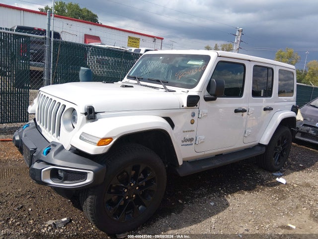 46043360 :رقم المزاد ، 1C4JJXP65NW249712 vin ، 2022 Jeep Wrangler 4xe Unlimited Sahara 4x4 مزاد بيع
