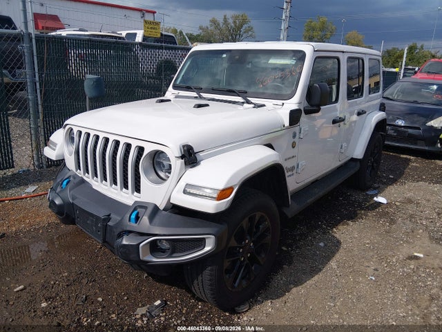 46043360 :رقم المزاد ، 1C4JJXP65NW249712 vin ، 2022 Jeep Wrangler 4xe Unlimited Sahara 4x4 مزاد بيع