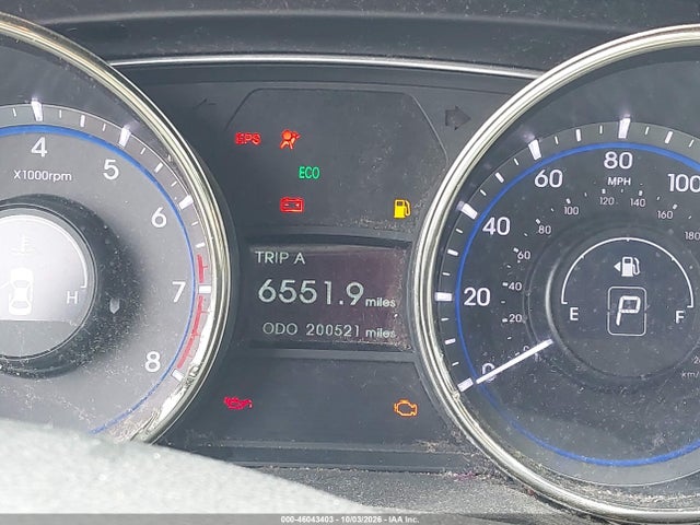 Aukcja sprzedaży 2013 Hyundai Sonata Gls, vin: 5NPEB4AC4DH563898, numer aukcji: 46043403