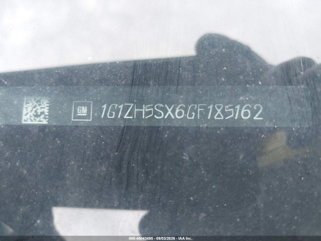 Продажа на аукционе авто 2016 Chevrolet Malibu Premier, vin: 1G1ZH5SX6GF185162, номер лота: 46043495