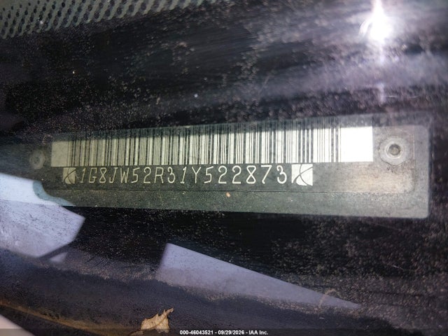 Продаж на аукціоні авто 2001 Saturn L300, vin: 1G8JW52R31Y522873, номер лоту: 46043521