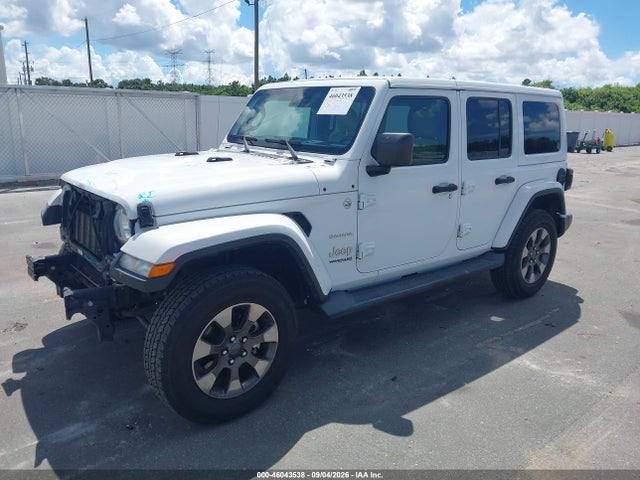 46043538 :رقم المزاد ، 1C4HJXEN9KW509615 vin ، 2019 Jeep Wrangler Unlimited Sahara 4x4 مزاد بيع