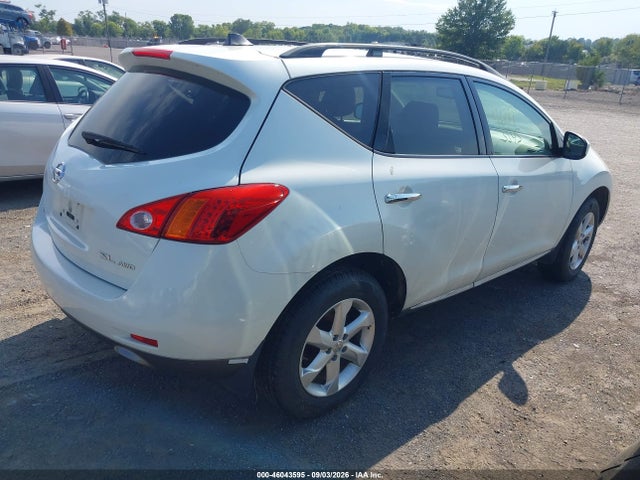2009 Nissan Murano Sl მანქანა იყიდება აუქციონზე, vin: JN8AZ18W49W153259, აუქციონის ნომერი: 46043595