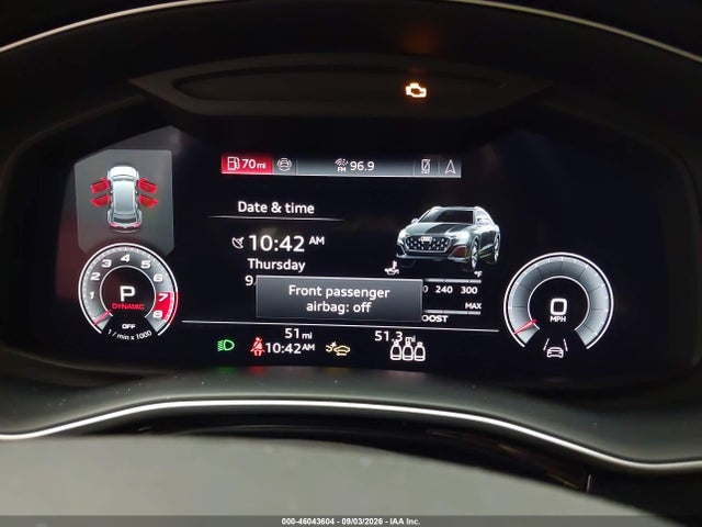 46043604 :رقم المزاد ، WA1CWBF18TD031060 vin ، 2026 Audi Sq8 Prestige Tfsi Quattro Tiptronic مزاد بيع