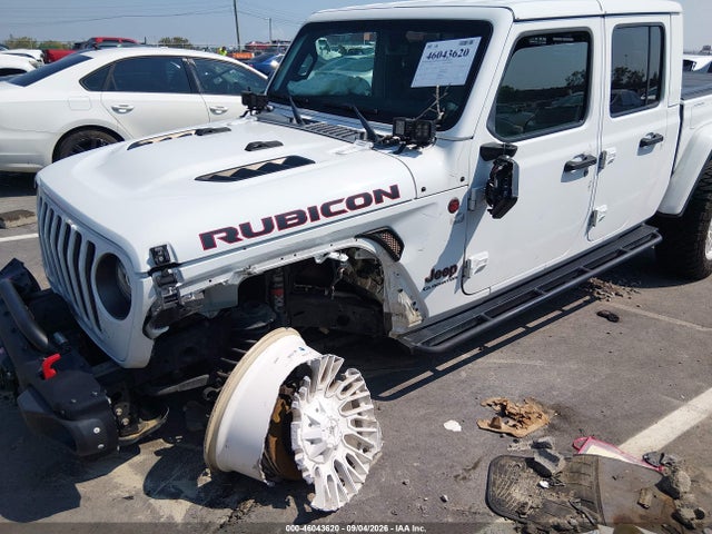 2020 Jeep Gladiator Rubicon 4x4 მანქანა იყიდება აუქციონზე, vin: 1C6JJTBG0LL162654, აუქციონის ნომერი: 46043620