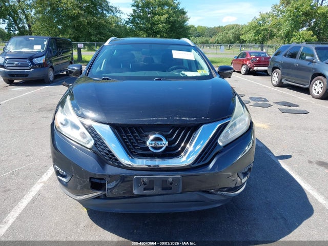 2015 Nissan Murano Platinum მანქანა იყიდება აუქციონზე, vin: 5N1AZ2MH2FN289122, აუქციონის ნომერი: 46043664