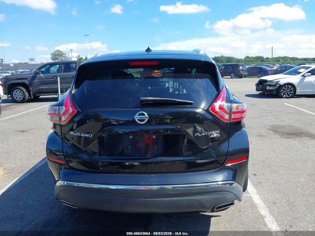 2015 Nissan Murano Platinum მანქანა იყიდება აუქციონზე, vin: 5N1AZ2MH2FN289122, აუქციონის ნომერი: 46043664