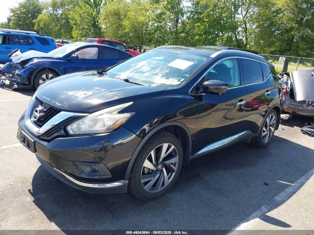 2015 Nissan Murano Platinum მანქანა იყიდება აუქციონზე, vin: 5N1AZ2MH2FN289122, აუქციონის ნომერი: 46043664