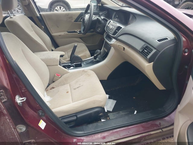2013 Honda Accord Lx მანქანა იყიდება აუქციონზე, vin: 1HGCR2F32DA109321, აუქციონის ნომერი: 46043726