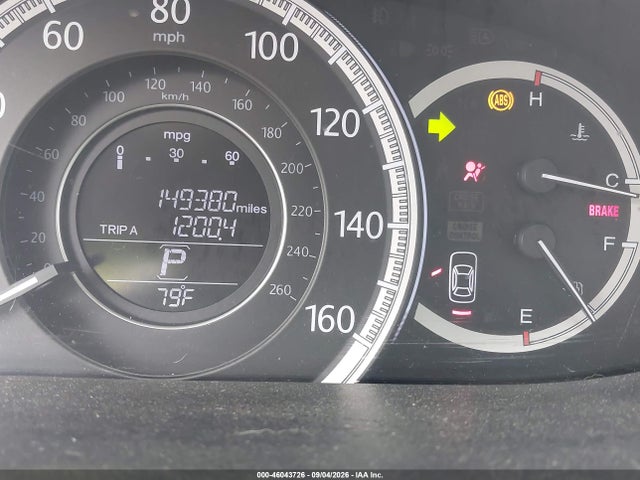 2013 Honda Accord Lx მანქანა იყიდება აუქციონზე, vin: 1HGCR2F32DA109321, აუქციონის ნომერი: 46043726