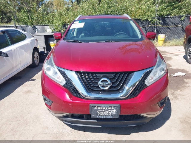 46043987 :رقم المزاد ، 5N1AZ2MH9JN168788 vin ، 2018 Nissan Murano S/sl/sv/platinum مزاد بيع