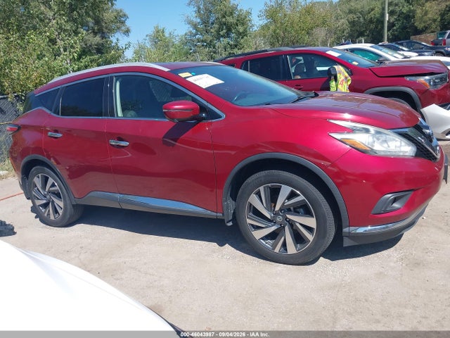 46043987 :رقم المزاد ، 5N1AZ2MH9JN168788 vin ، 2018 Nissan Murano S/sl/sv/platinum مزاد بيع