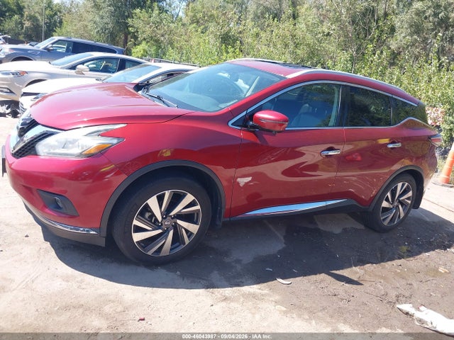 46043987 :رقم المزاد ، 5N1AZ2MH9JN168788 vin ، 2018 Nissan Murano S/sl/sv/platinum مزاد بيع