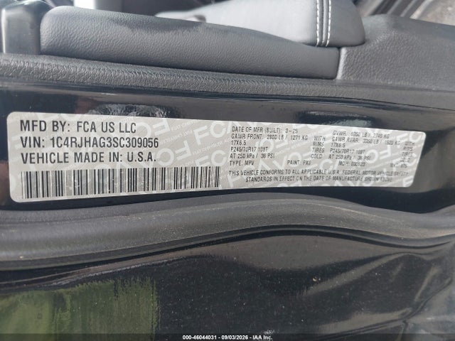 Продажа на аукционе авто 2025 Jeep Grand Cherokee Laredo 4x4, vin: 1C4RJHAG3SC309056, номер лота: 46044031