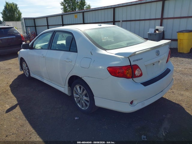 46044049 :رقم المزاد ، 1NXBU40E69Z012915 vin ، 2009 Toyota Corolla S مزاد بيع